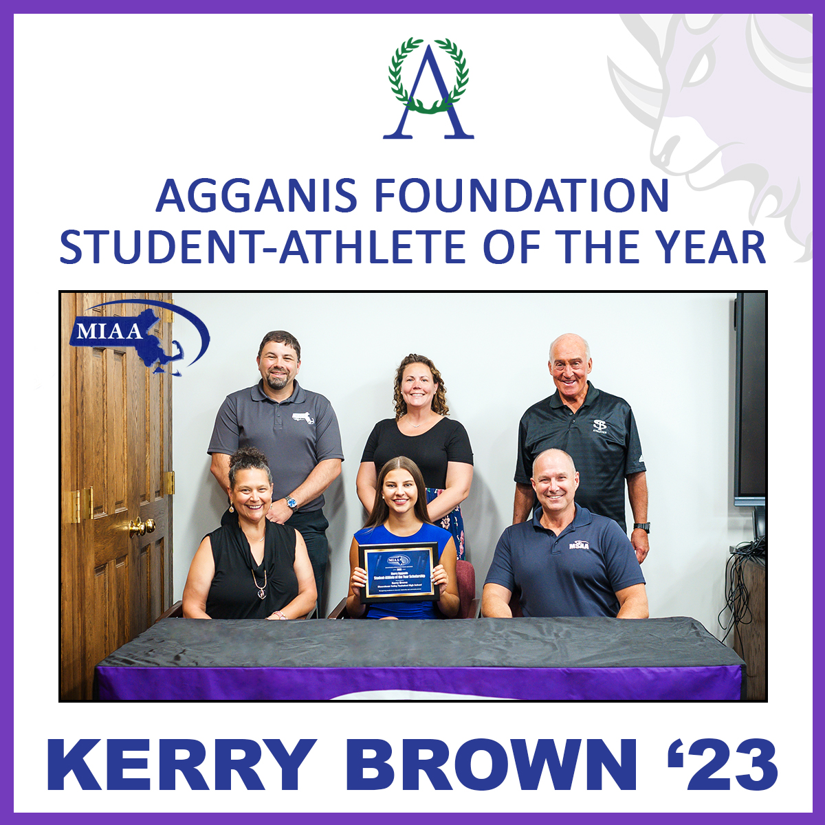 shawtech_hs's tweet image. Shawsheen is proud to share that recent graduate Kerry Brown received the prestigious Agganis Foundation Student-Athlete of the Year scholarship and award. Congrats Kerry and #ShawTechSports! #WeAreShawsheen #ShawTechSuccess @Agganisfdn @MIAA033 @shawtech_sports @SDubzinski