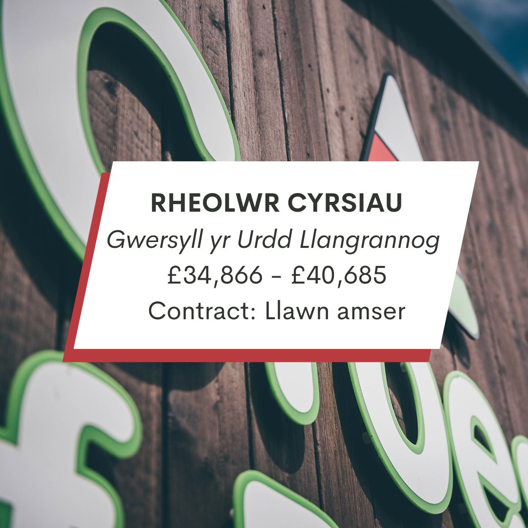 llangrannog1932's tweet photo. *Swydd Newydd*

Rydym yn chwilio am...
➡️Rheolwr Cyrsiau, Gwersyll Llangrannog
💷£34,866 - £40,685 y flwyddyn
📝Swydd barhaol, llawn amser (35 awr yr wythnos)
📆Dyddiad cau: 8 Medi 2023

Mwy o fanylion i weld ar ein gwefan: https://t.co/2omH0bkHnF https://t.co/qx58i7iNcD