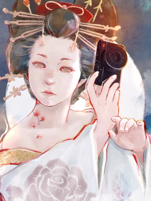 ポメロさん  からバトンいただきました メディア欄でも流れて埋もれてしまった過去絵の中から、こういうニュアンスも描いてますよ～というものをチョイスしてみました こちらアンカーとさせていただきます!