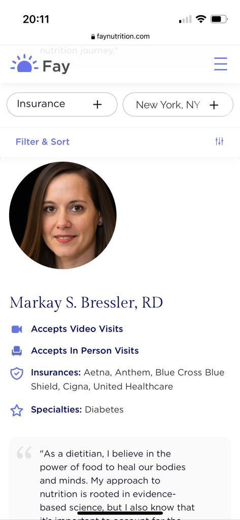 Lisa Moskovitz, RD, CEO tweet media