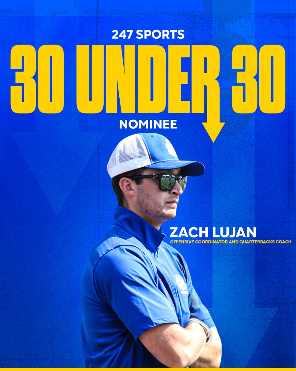Our Offensive Coordinator/Quarterbacks Coach <a href="/CoachLujan/">Zach Lujan</a> was named to <a href="/247Sports/">247Sports</a> 30 Under 30 list. 

#GoJacks 🐰🏈