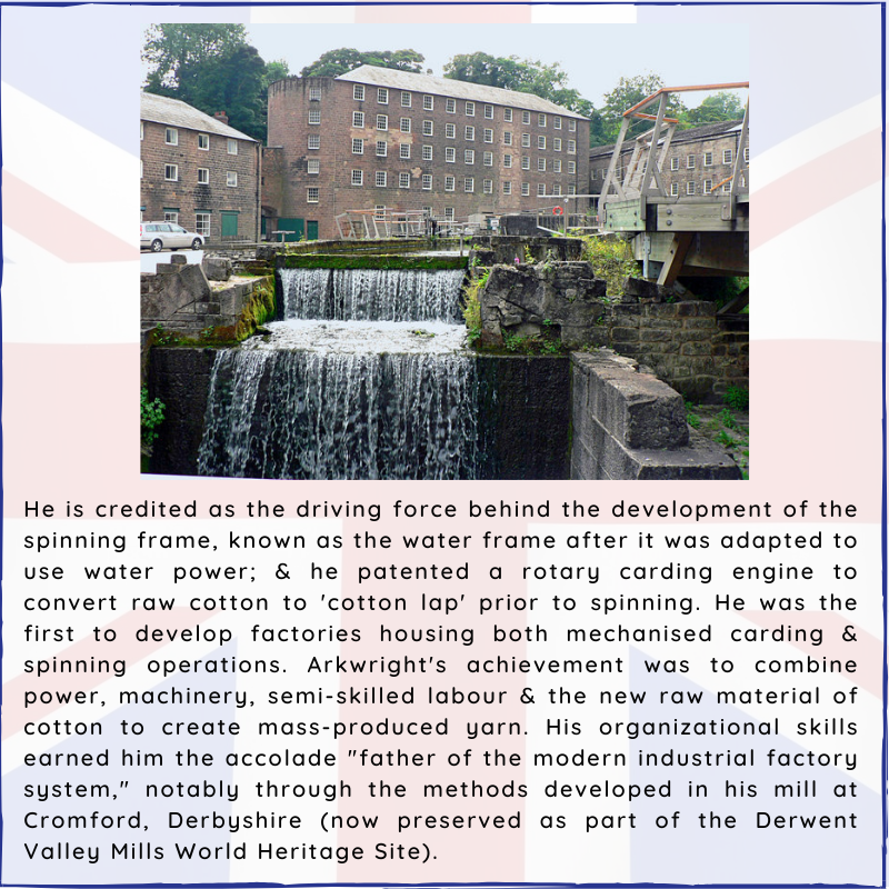 BritishHistorym's tweet photo. #otd 3 August 1792 โ Sir Richard Arkwright died (b. 1732)
He was an English inventor & a leading entrepreneur during the early Industrial Revolution.
#richardarkwright #industrialrevolution #britishhistory https://t.co/b9lCClou44