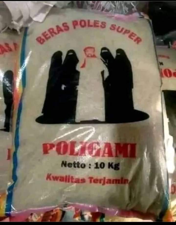 💥من أراد أن يلمح لزوجته بالتعدد ماعليه إلا جلب هذا النوع من الأرز الأندونيسي وبالتوفيق للجميع

⛔ملاحظة:
في حالة تعرضك للضرب 👊👋 المبرح حذاري تجبدني فتحقيق🕵️👮 ولا عند القاضي 👩‍⚖️، أنا فاعل خير هدا مكان...😷