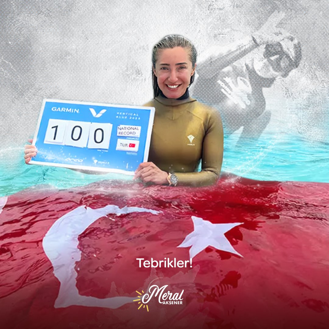 Cumhuriyetimizin 100. yılında 100 metre dalışla, Dünya Serbest Dalış Kupası’nda Türkiye rekoru kıran millî sporcumuz @sahikaercumen'i yürekten tebrik ediyorum. Bizleri hem çok mutlu ettin hem de çok gururlandırdın. Yolun açık, başarıların daim olsun güzel kızım... ❤️🇹🇷…