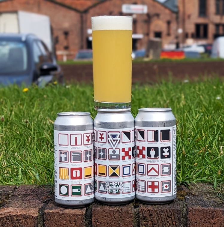 ☣️⚠️ SEMIOTIC STANDARD ⚠️☣️ With copious amounts of Nelson Sauvin, Citra & Azacca bursting through, this IPA is terrifyingly good. Loads of grape and diesel character from the Nelson and a citrus touch from the Citra and Azacca. Magic.