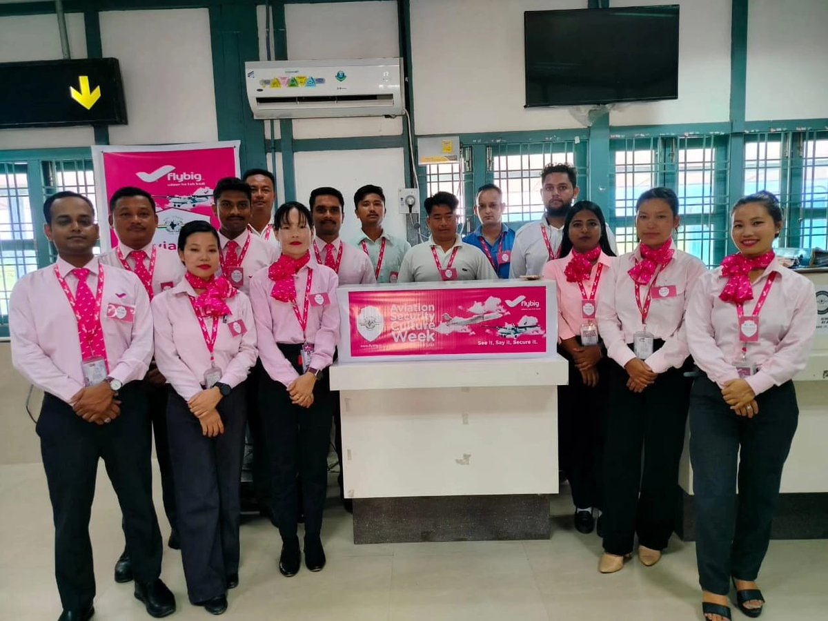 flybigairlines's tweet photo. 𝐒𝐞𝐞 𝐢𝐭, 𝐒𝐚𝐲 𝐢𝐭, 𝐒𝐞𝐜𝐮𝐫𝐞 𝐢𝐭!
1/2 - Here are some more images of 𝐀𝐯𝐢𝐚𝐭𝐢𝐨𝐧 𝐒𝐞𝐜𝐮𝐫𝐢𝐭𝐲 𝐂𝐮𝐥𝐭𝐮𝐫𝐞 𝐖𝐞𝐞𝐤 celebration, from #𝐟𝐥𝐲𝐛𝐢𝐠 stations.
Check out the glimpse of the event.
#FlySafeWithFlybig #AviationSecurityWeek #SafetyFirst #DGCA https://t.co/YaTf2nGLi9