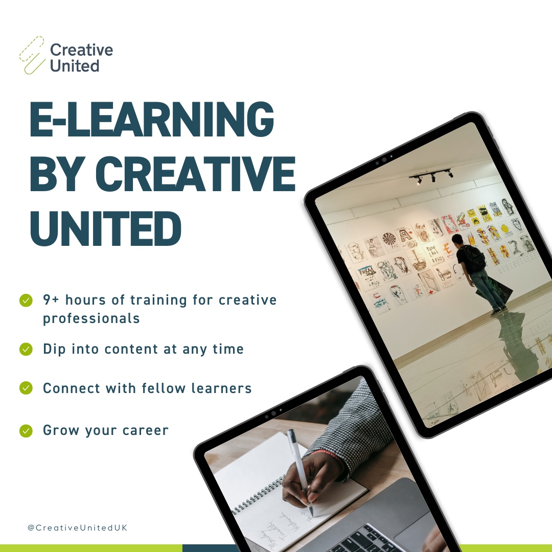 Level up your skills in the arts and creative sector with Creative United's tailored E-Learning courses. Unlock your potential, refine your craft, and broaden your horizons. Discover our range of on-demand courses. creativeunited.learnworlds.com #CreativeUpskilling #Elearning