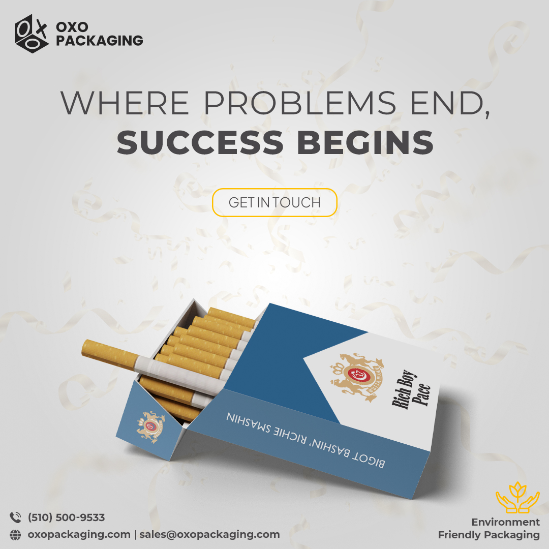 Leave the packaging worries to us and focus on success! Where problems meet their match, success takes its place.
.
.
#OXOPackaging #OXOPackagingUSA #customcigaretteboxes #cigaretteboxes #PackagingSolutions #ProblemSolved #PackagingExperts #TailoredPackaging #QualityPackaging