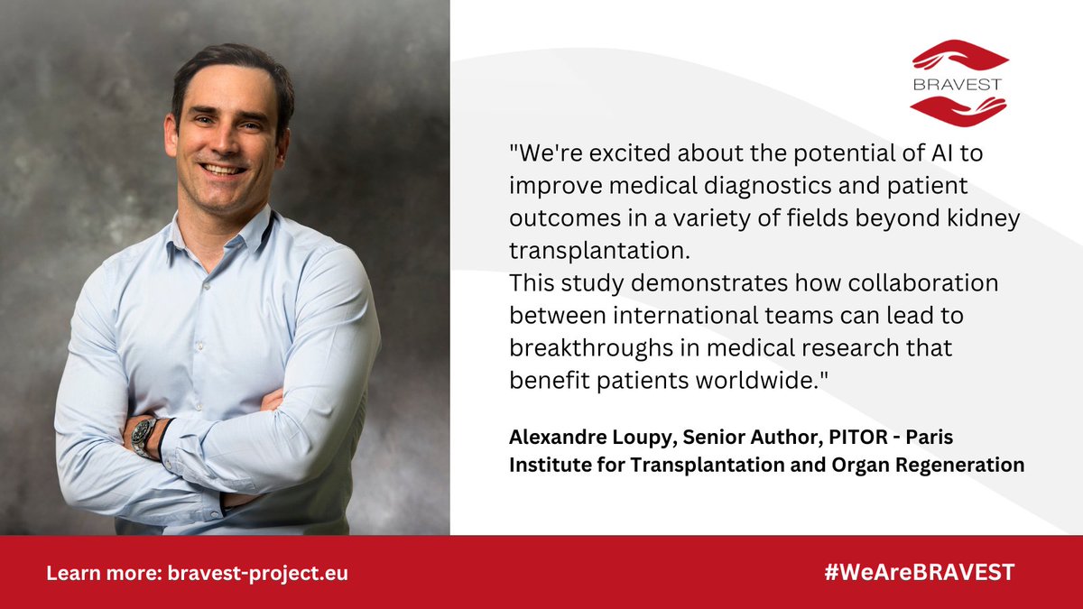 The BRAVEST team are already making headlines in the field of #OrganDonation and #Transplantation!

Read the <a href="/NatureMedicine/">Nature Medicine</a> article by researchers from <a href="/ParisTxGroup/">Paris Transplant Group</a> &amp; colleagues on the development of the Banff Automation System.

🔗 nature.com/articles/s4159…

#WeAreBRAVEST