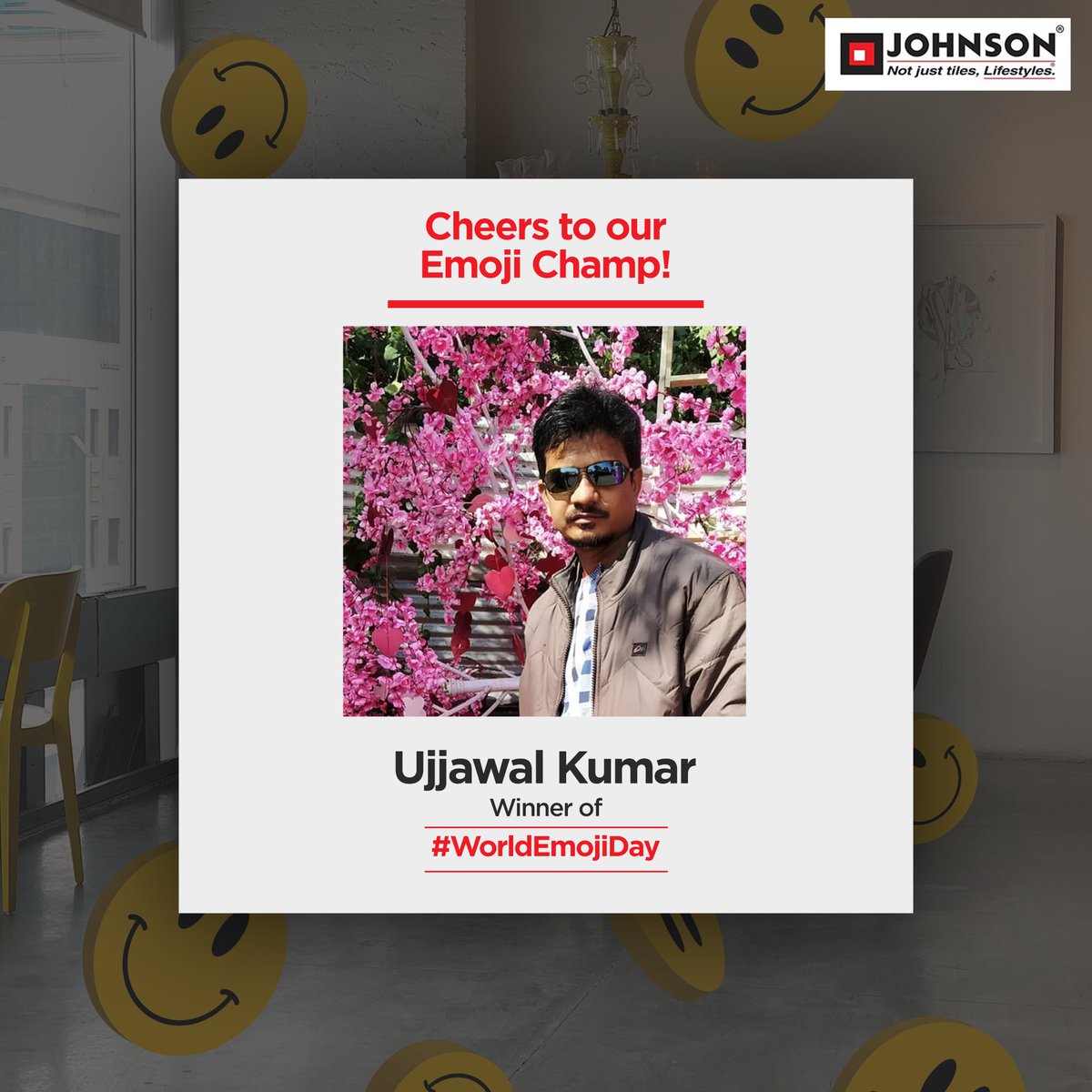 HRJohnsonIndia's tweet photo. Congratulations! Here’s your 🥇for playing well with emojis… Cheers!🥂
Kindly share your contact details so we can send across the voucher.

#HRJohnsonIndia #HappilyInnovating #ContestWinner #WinnerAnnouncement #ContestWinnerAnnouncement #Tiles #Architecture https://t.co/rBrwKNR90g