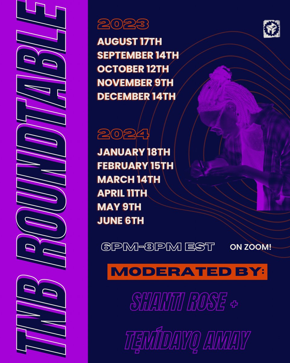 Calling all Trans/Non-Binary trailblazers and creative visionaries! Save the dates for our TNB Roundtables for the WHOLE SEASON. Sign-up links coming soon! 🗓️🎭 #MTFRoundtables #TNBRoundtable #TNBMusicalTheatre #WritersGroup #FeedbackSpace #GenerativeSpace #OnlineEvent