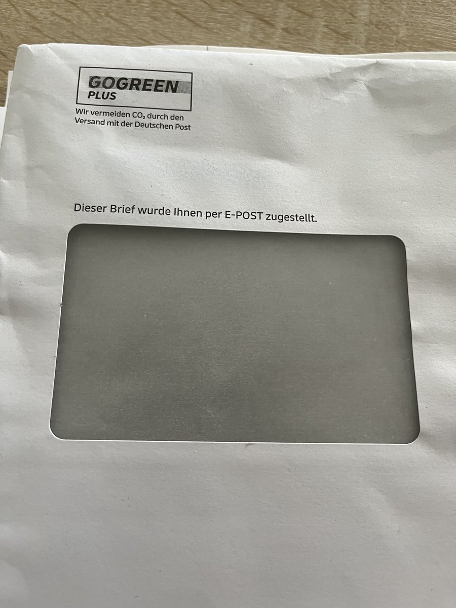 Dalpascl's tweet photo. Dieser Brief wurde Ihnen per E-POST zugestellt. #Post #EPost https://t.co/goODCb4vnb