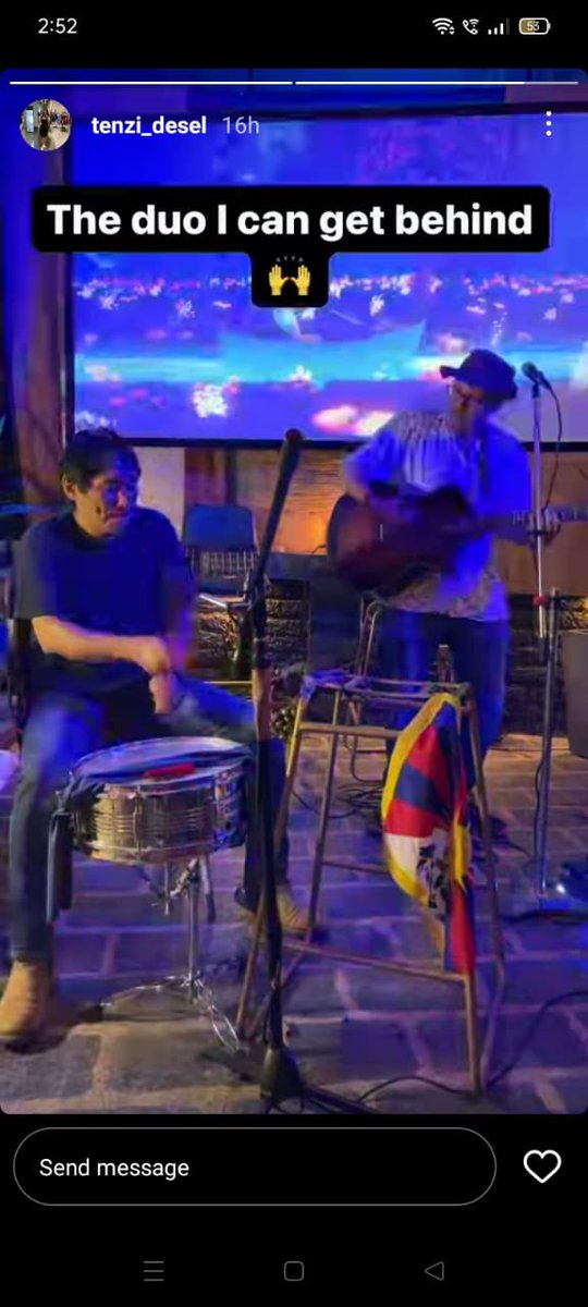 bobbydevito's tweet photo. I truly want to thank all our local Tibetan friends for coming out on Wednesday evenings at Netwok. Each night has different special guests, and I get to meet so many cool locals. And, I get to play with my brother from another mother 🙏🎸🙏
#mcleodganj
#dtown
#netwok https://t.co/tUBJTSMigN