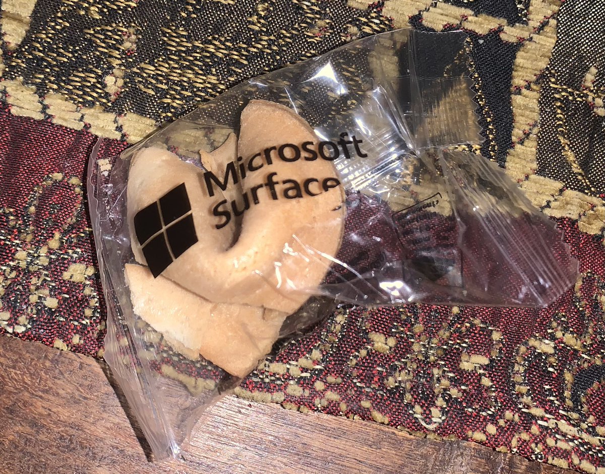 KCdigidoorways's tweet photo. #WAES23 Well played, #Microsoft, well played 🤣.  Fortune cookies, indeed! https://t.co/xvYtlgwWi9