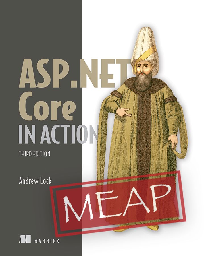 ManningBooks's tweet image. 📢New in MEAP📢
Build professional-grade full-stack web applications using C# and ASP.NET Core!
@andrewlocknet will teach you to use your C# and .NET skills to build amazing cross-platform web apps: mng.bz/9VE7
#aspdotnetcore #csharp #webdev