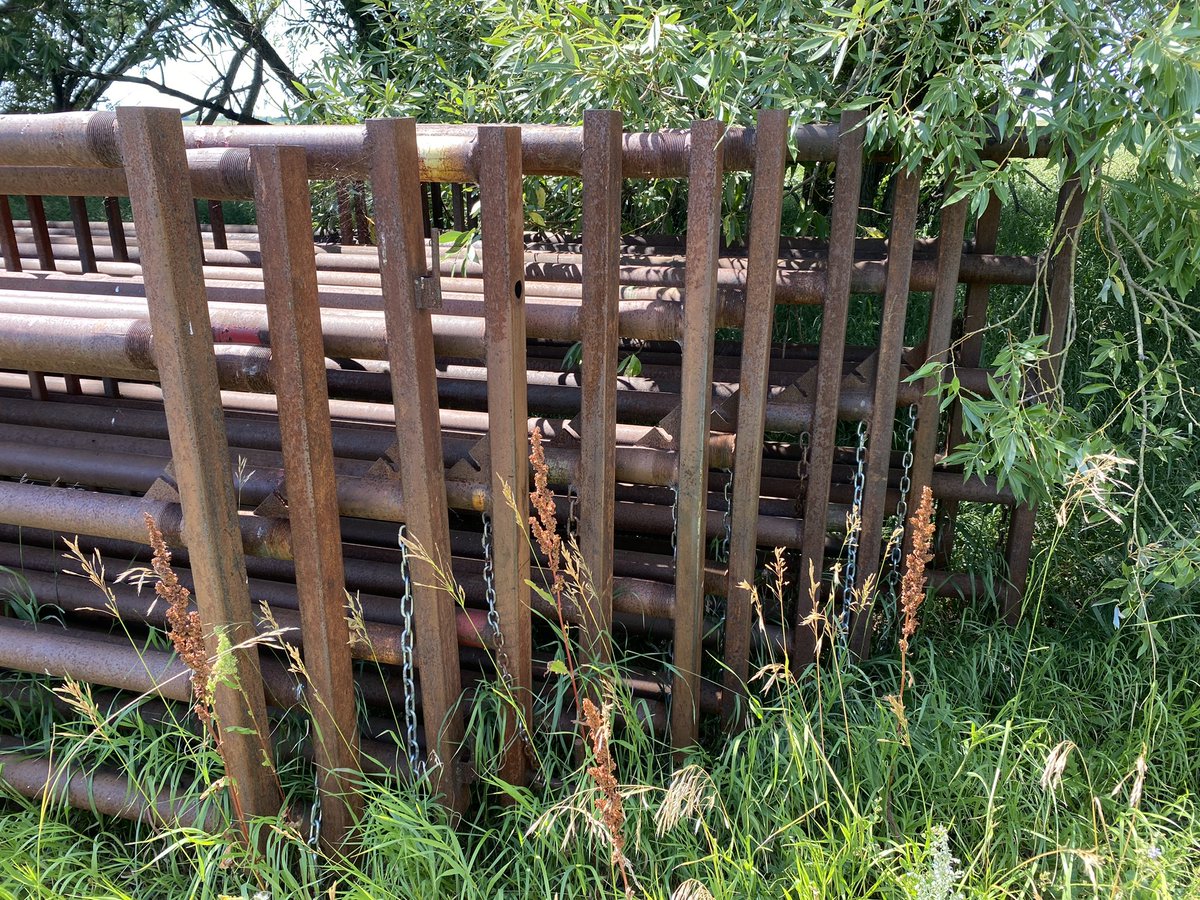 hodgy39's tweet photo. We have some livestock equipment left over we have finally organized.  12 - 30 foot panels. Made in Virden at Strike Welding.  Oil field pipe, heavy duty panels.  Chains both ends.  900$ OBO per panel.  Hardly used; used for crowding pens only. Call/text 204-851-0131 🐄🐄🌽🌽 https://t.co/fa1m2jTJPj