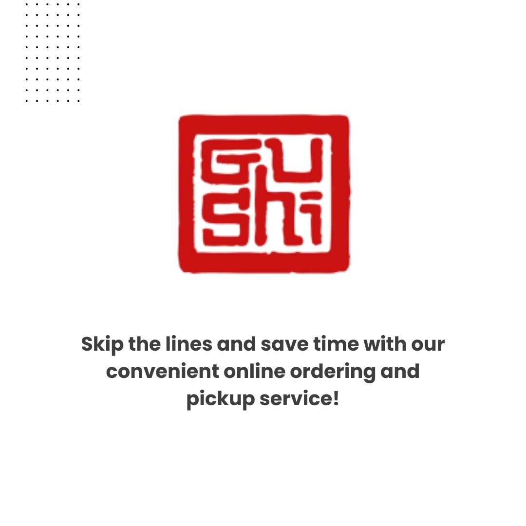 Skip the lines and save time with our convenient online ordering and pickup service!

#gushifavorites #onlineordering #preorderpickup #convenientdining #twolocations #torontoeats