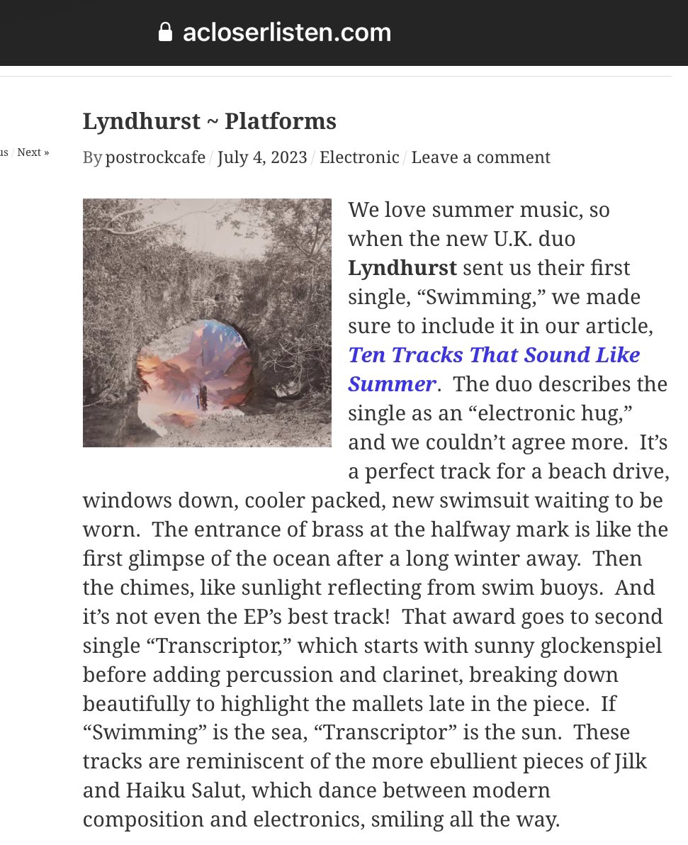 Lyndhurst tweet media