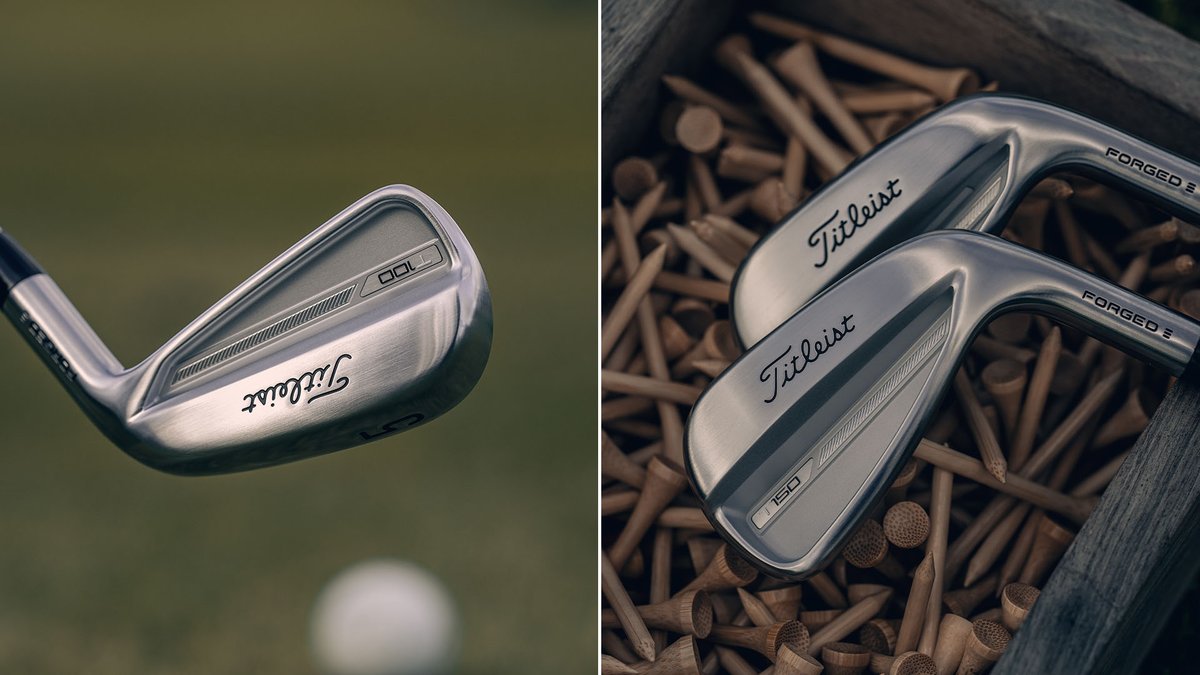 TitleistEurope's tweet image. It’s time to get fit, #TeamTitleist.

NEW #TSeries irons are now available for fittings worldwide.

Four new tour-inspired models – T100, T150, T200 &amp;amp; T350 – delivering unrivaled feel with effortless turf interaction.

Learn more &amp;amp; find a fitter near you: bit.ly/45dPLNK
