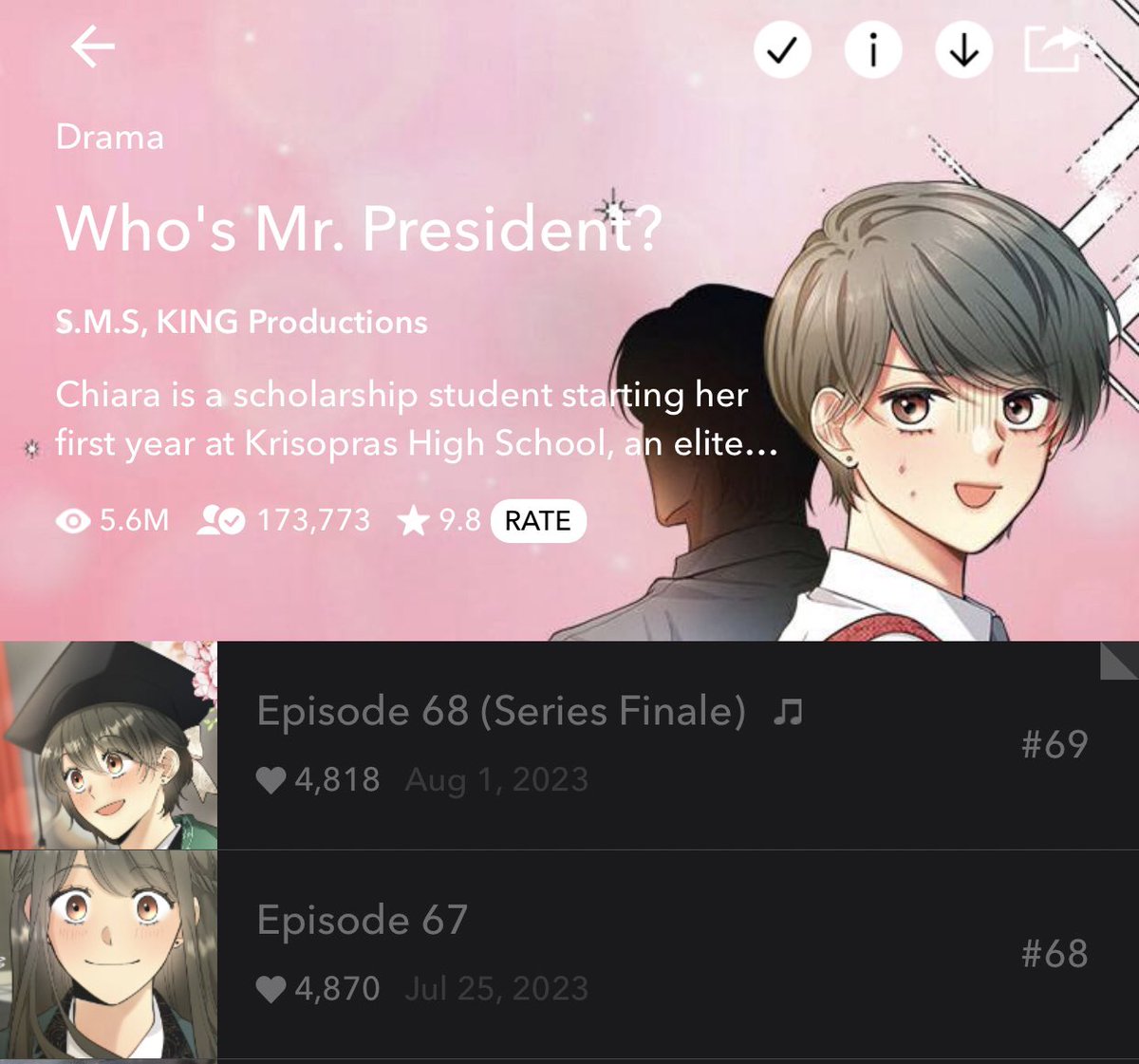 artfoliosms's tweet image. WMP has officially ended in Webtoon US! Thank you so much for sticking until the end! 🙇🏻‍♀️😭✨

As for next work, I really love making comic but i don’t have the courage to dive in industry again…
Would you guys still be interested to read my work if i make it independently? :””)