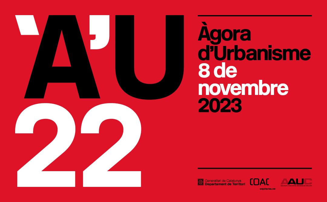 RESERVEU L’AGENDA!!!
Serà el nostre dia, el de l’urbanisme català, que coincideix amb el dia internacional de l’urbanisme: què més es pot demanar?
Que passeu un estiu gaudint del territori i els vostres estimats ;)