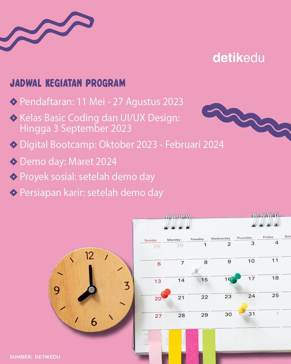 detik_edu's tweet photo. Bagi detikers yang tertarik ingin mengembangkan kemampuan digital, saat ini hadir Beasiswa Inovasi Indonesia 2023. Pendaftaran beasiswa dibuka hingga 27 Agustus 2023 lho!
Berikut syarat dan ketentuannya! https://t.co/fgtlKe968I
#detikedu #Beasiswa #Pemograman #Coding https://t.co/l1221FnTum
