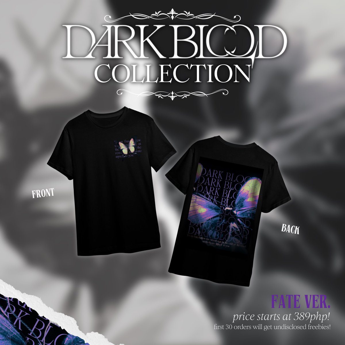 DreamParadisePH's tweet photo. ᥫ᭡ 𝐃𝐚𝐫𝐤 𝐁𝐥𝐨𝐨𝐝 𝐈𝐧𝐬𝐩𝐢𝐫𝐞𝐝 𝐒𝐡𝐢𝐫𝐭 🍷🩸

🛒 : price starts at 389php

📅 DOO: 08/30
💸 DOP: dp of 100php rembal on 08/30
⨾ଓ available sizes (xs - 5xl)
⨾ଓ gcash/ maya / bdo

# enhypen tshirt merch kpop https://t.co/Shmcf8oqXM