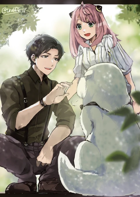 ダミアニャifとボンドが描きたかった  #ダミアニャ #ダミアニャ成長if