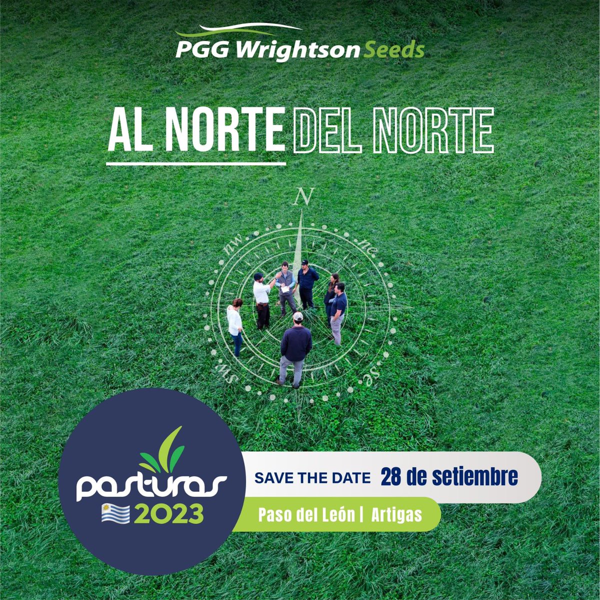 Se viene una gran Pasturas 2023 !!!

Para ir reservando fecha, el 28 de setiembre tendremos nuestra jornada Pasturas en Paso del León, Artigas, bajo el lema "Al norte del norte" junto a @martinweiszman . Muchas cosas para ver e información objetiva para  compartir.Los esperamos!