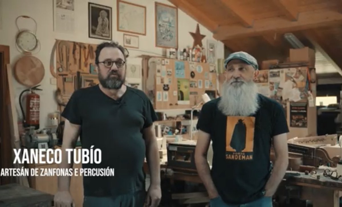 “Mantemos a mesma ousadía de hai 30 anos”
👉 Aquí tedes o documental sobre luthiers e obradoiros do que vos falamos con Xaneco Tubío <a href="/abeladoira/">Xaneco</a> (<a href="/AGGtradicion/">Asociación de Gaiteirxs Galegxs (AGG)</a>)
📺 youtube.com/watch?v=dAUdQC…