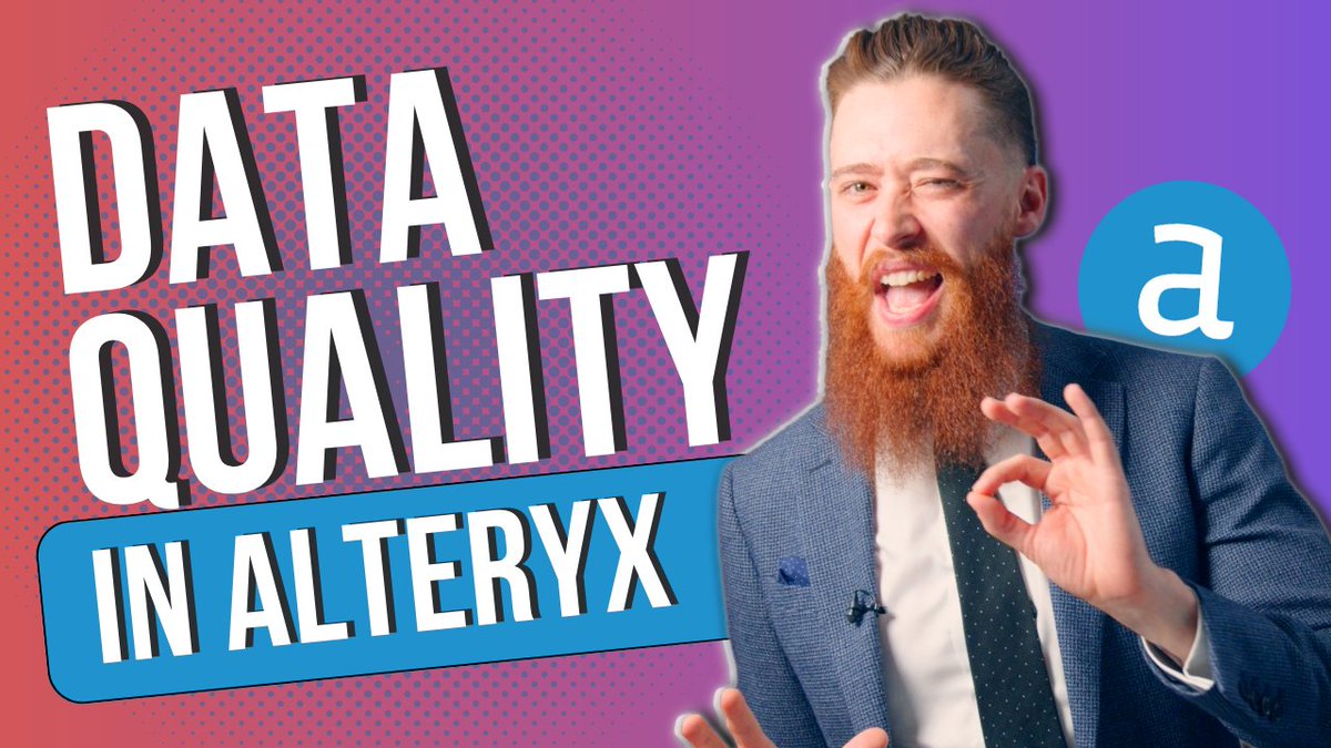 Get your pen and paper out because Ben is back (without the mop and bucket) breaking down the key benefits of Alteryx and what it's used for.

WATCH NOW 📹 youtu.be/wO_cC1E7_sc 

#datamigration #alteryx #powerbi #dataquality #datacleansing #datamanagement