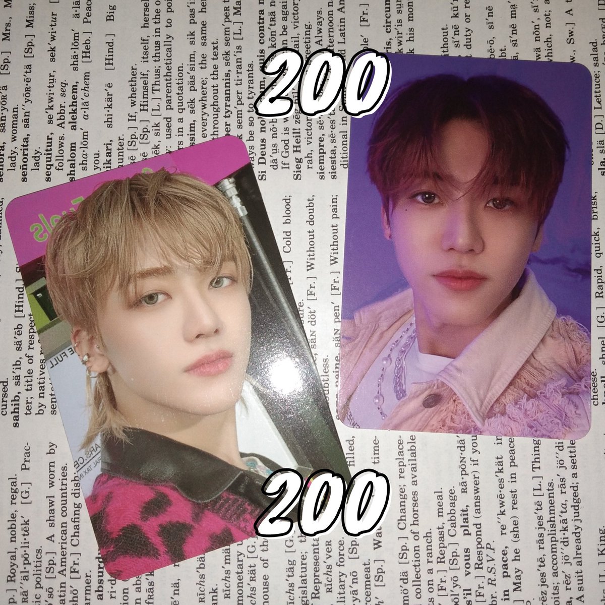 ilichillax's tweet photo. ᥫ wts lfb ph 
ᥫ #crisells 

— jaemin, jeno, yuna and lia pc —
↳ jaemin glimo scratch ver, yuna and lia pc has marks, others are mint condi
↳ reply/dm to claim 
↳ payo / 3 days reserv 
↳ mop: gcash (price + pf + sf)
↳ mod: flash and LBC

t. jaemin jeno lia yuna nct itzy pc https://t.co/zazguTJWuy
