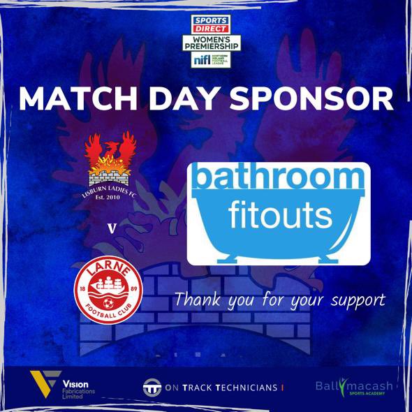 LisburnLadiesFc's tweet photo. ⚽️ MATCHDAY SPONSORSHIP ⚽️
Massive thank you to local company Stuart McGookin Bathroom Fitouts NI for supporting the club with our Matchday Sponsorship package 💙⚽️💙
#supportlocalbusiness
#supportlocalclub
#familybusiness
#familyclub
GIRLS IN BLUE - PLAY WITH PASSION https://t.co/rH29IDkPFi