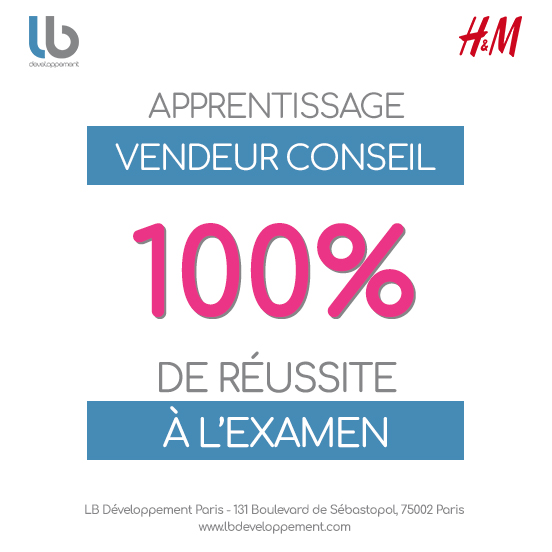 🎉 100% de réussite à l'examen pour la session #VendeurConseil en partenariat avec <a href="/hmfrance/">H&M France</a> !

🎯 #Handicap et #alternance : une chance pour tous, un avenir pour chacun
 
#vcm #formationpro #paris #apprentissage