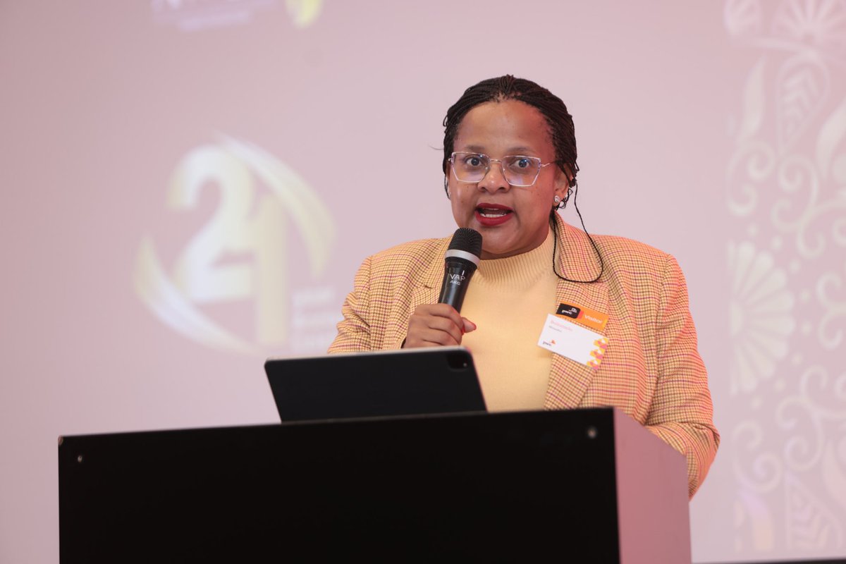 AWCA_SA's tweet photo. Boitumelo Mosako, @DBSA_Bank CEO: “There aren’t enough women in executive leadership positions. This Women’s Month, and beyond, we’re demanding greater participation for women. Let’s be dauntless in dreaming our dreams and pursuing them.”
#awca21 #wos2023 #movingtomastery https://t.co/GR1kvsccux