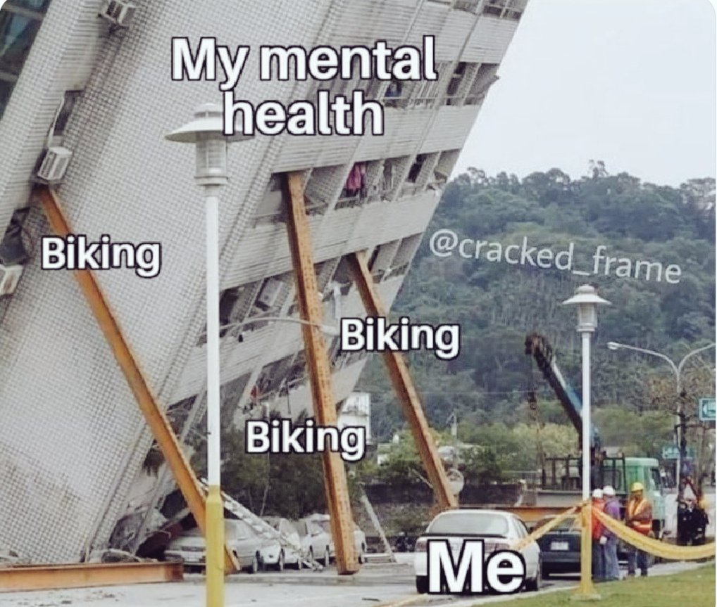 Petite Cyclist (@petitecycliste) on Twitter photo Can you relate? #cycling #mentalhealth Can you relate? #cycling #mentalhealth