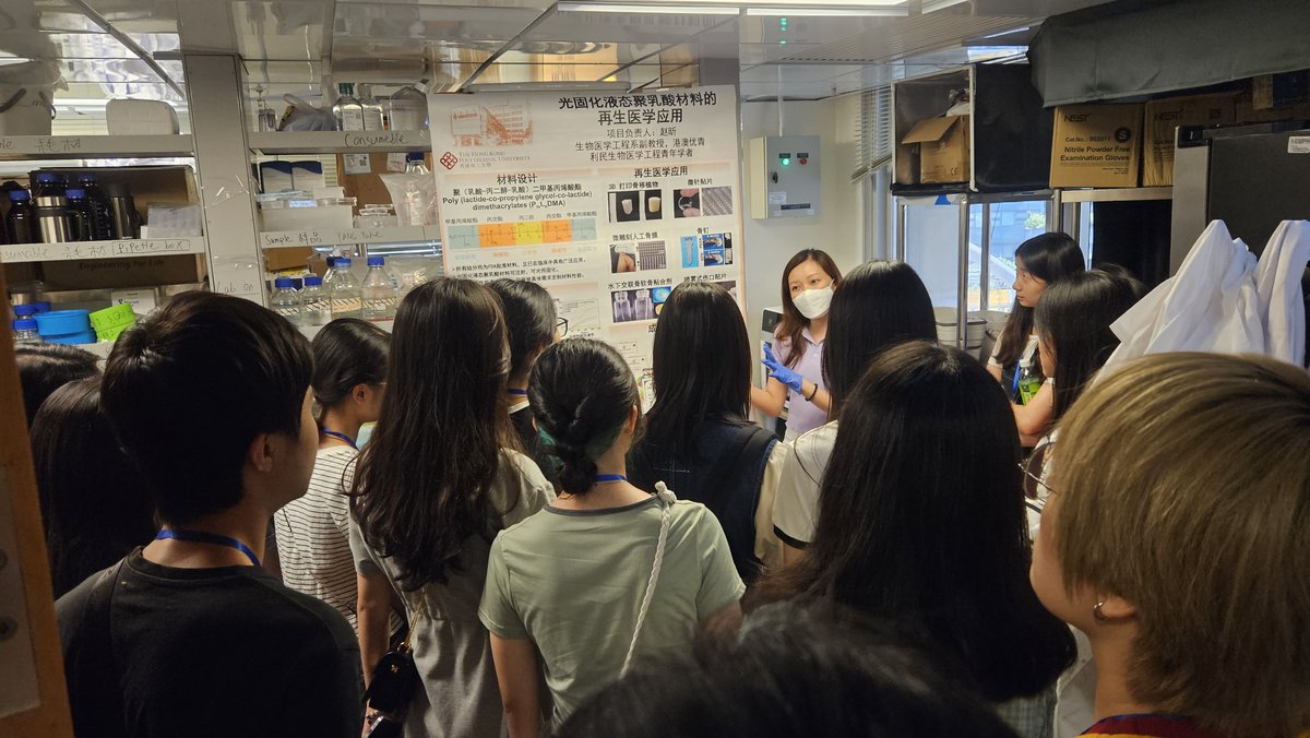 PolyuB's tweet photo. Organised by IEEE-EMBS Hong Kong-Macau Joint Chapter, the BME Summer Camp 2023 on 3 Aug welcomed 37 Macau secondary school students on PolyU campus!
#PolyUBME #BME #schoolvisit #IEEE #IEEEEMBS https://t.co/KFYfn7415a