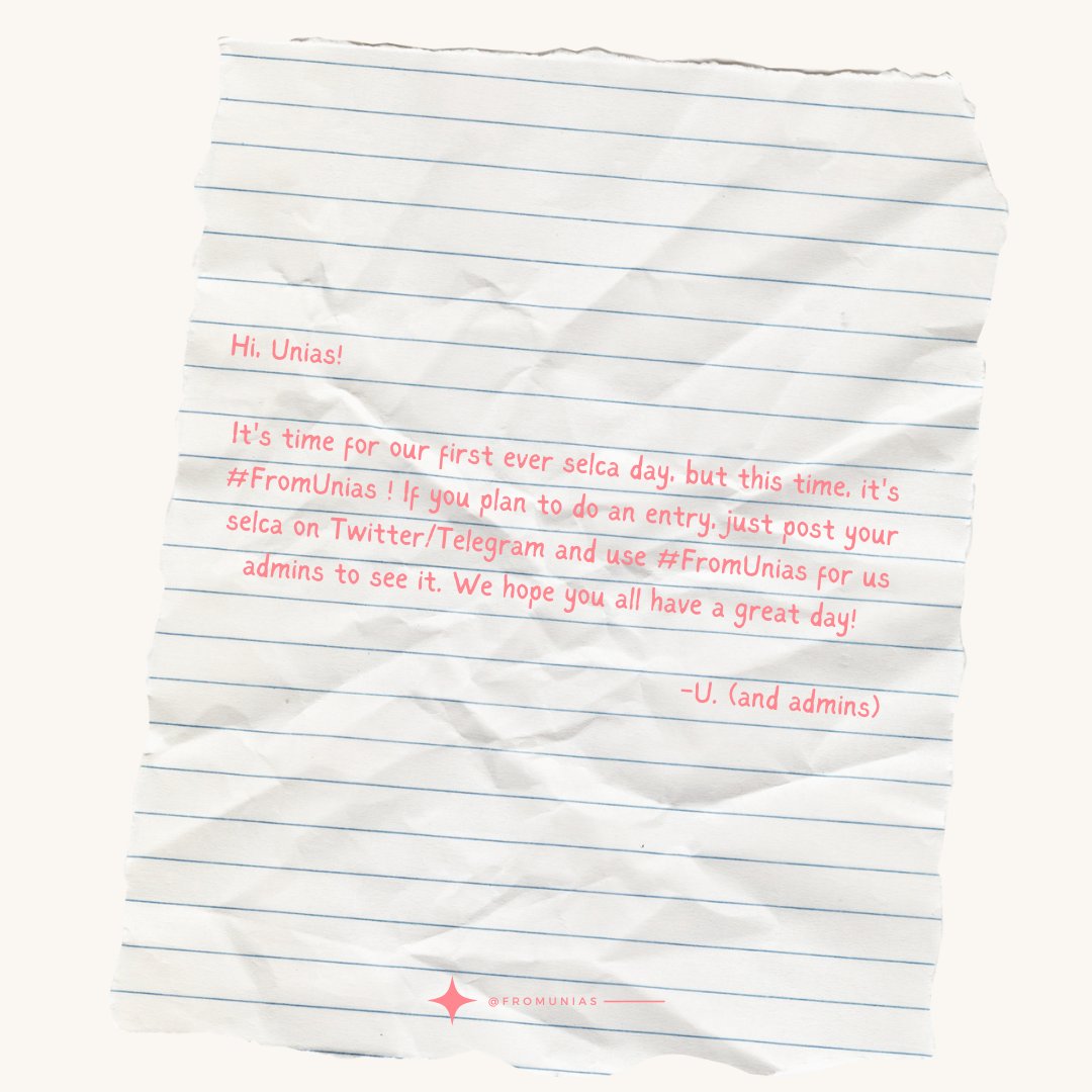 fromunias's tweet photo. Unias! You have a message!

#FromUnias 

-🌊👒🐚💿 https://t.co/KUmKcN4h7n