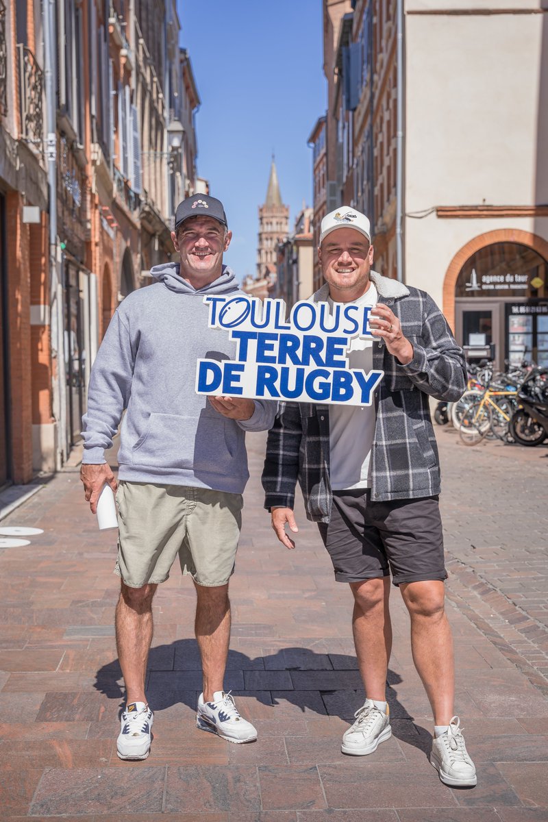Toulouse, spirit of #rugby! 🏉

#ThrowbackThursday to when former All Blacks players  Israel Dagg et Stephen Donald came to #Toulouse for an upcoming TV Show! 

#visiteztoulouse #RWC2023

© Rémi Deligeon