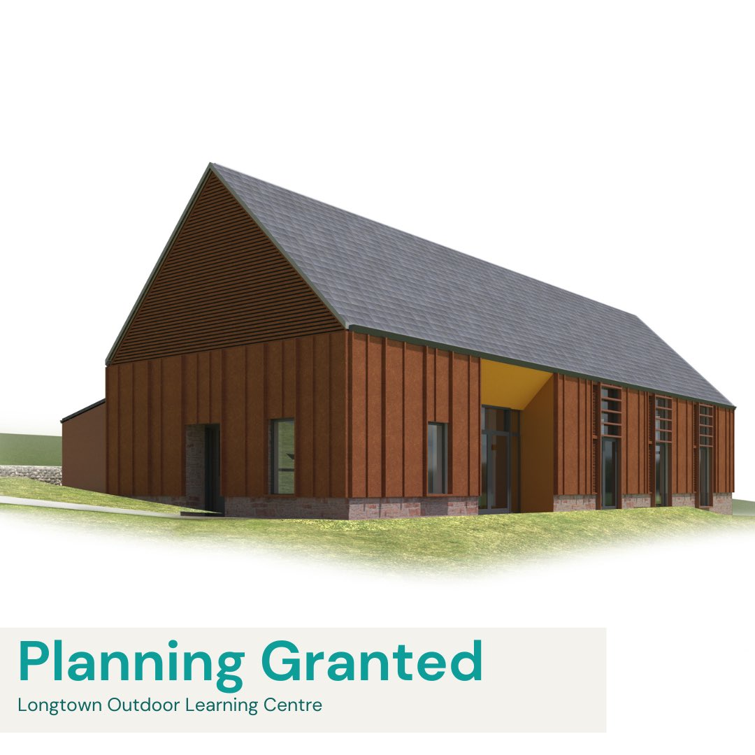 Quattro is delighted to announce that planning permission has been granted for Longtown Outdoor Learning Centre 🏗 

bit.ly/LongtownPlanni… 📕 

#architecture #architect #architects #design #project #planning #planningpermission #construction #sustainable