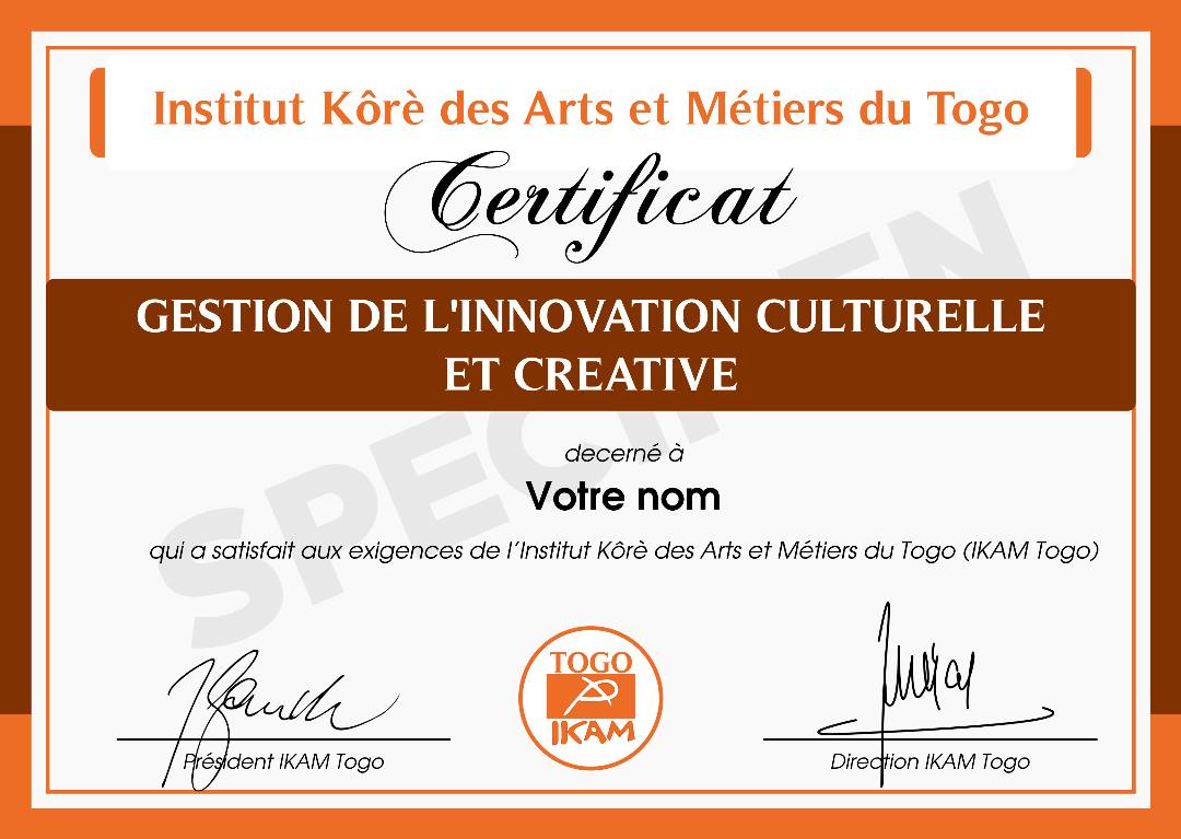 kore_des's tweet photo. IKAM TOGO II CERTIFICATION EN GESTION DE L’INNOVATION CULTURELLE ET CREATIVE

C’est du 21 au 25 août 2023

Pour plus d'informations et inscription, visitez notre site: https://t.co/zexNtcrgtj https://t.co/3m6oGD7pD6