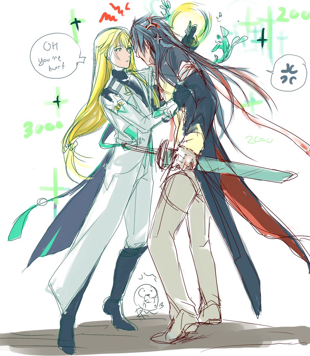 RAriesrin's tweet photo. I wish they have interaction in story quest. Their dynamic is so funny LoLoLoL.

#RenLuo https://t.co/N08DHhoGZf