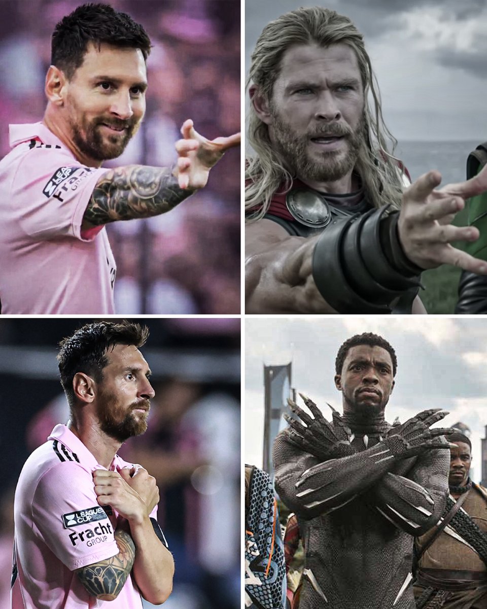 Messi is working his way through the Marvel Universe ✨