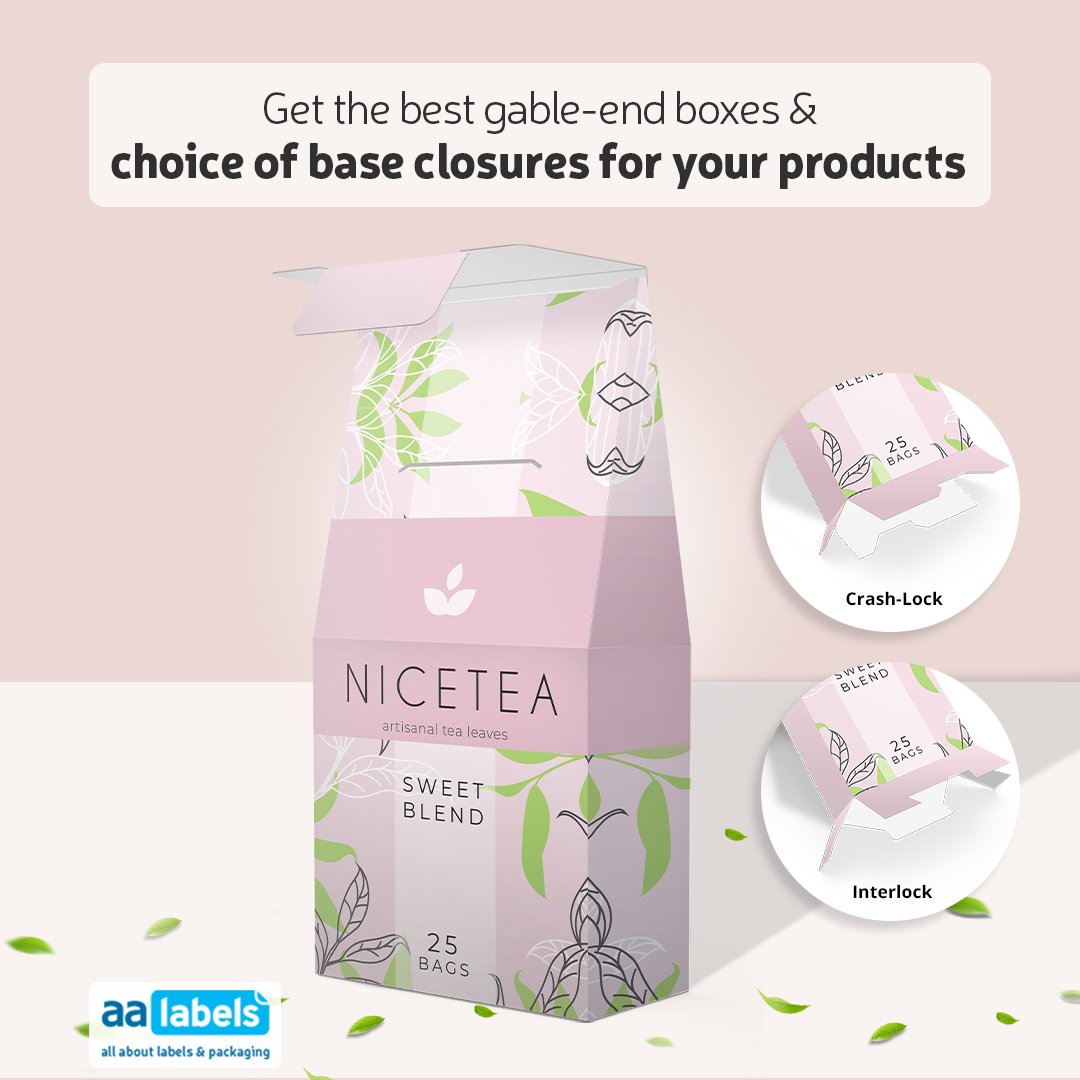 ✨ Gable-end boxes: your products deserves the best of the best ✨

Gable-end boxes ✨are a great way to add a touch of elegance and sophistication 🤩to your products. They are also very versatile and can be used for a variety of products, including food and beverage, cosmetics,