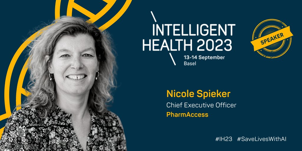 📣📣 Get ready to be inspired by our newest addition to the speaker lineup! Nicole Spieker, CEO, @PharmAccessOrg will be joining the Intelligent Health speaker lineup this year (13-14 September, Basel). Join Nicole our incredible lineup of speakers🎇 👉 hubs.li/Q01ZV8MM0