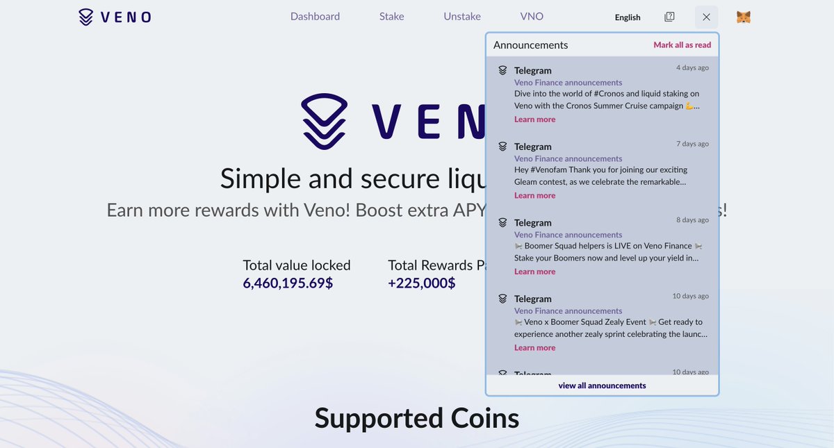 We've added an Announcement Center 🔔 to our website so you can see all our latest news in one place

Forget about missing key updates - now you can access them right on our site!