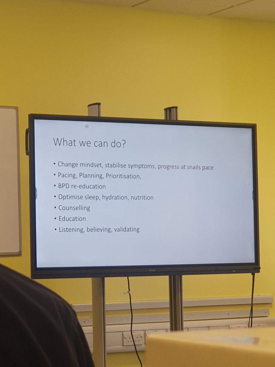 NM_CommunityMSK's tweet photo. Delighted to have Robin from the Post Covid Community Services team in today talk to us about Long COVID and how we can refer into their team! Multidisciplinary working and education is massively key to help this group of patients #LongCOVID #MDT #physiotherapy @uclh @NorthMidNHS https://t.co/qXEnnBGnGQ