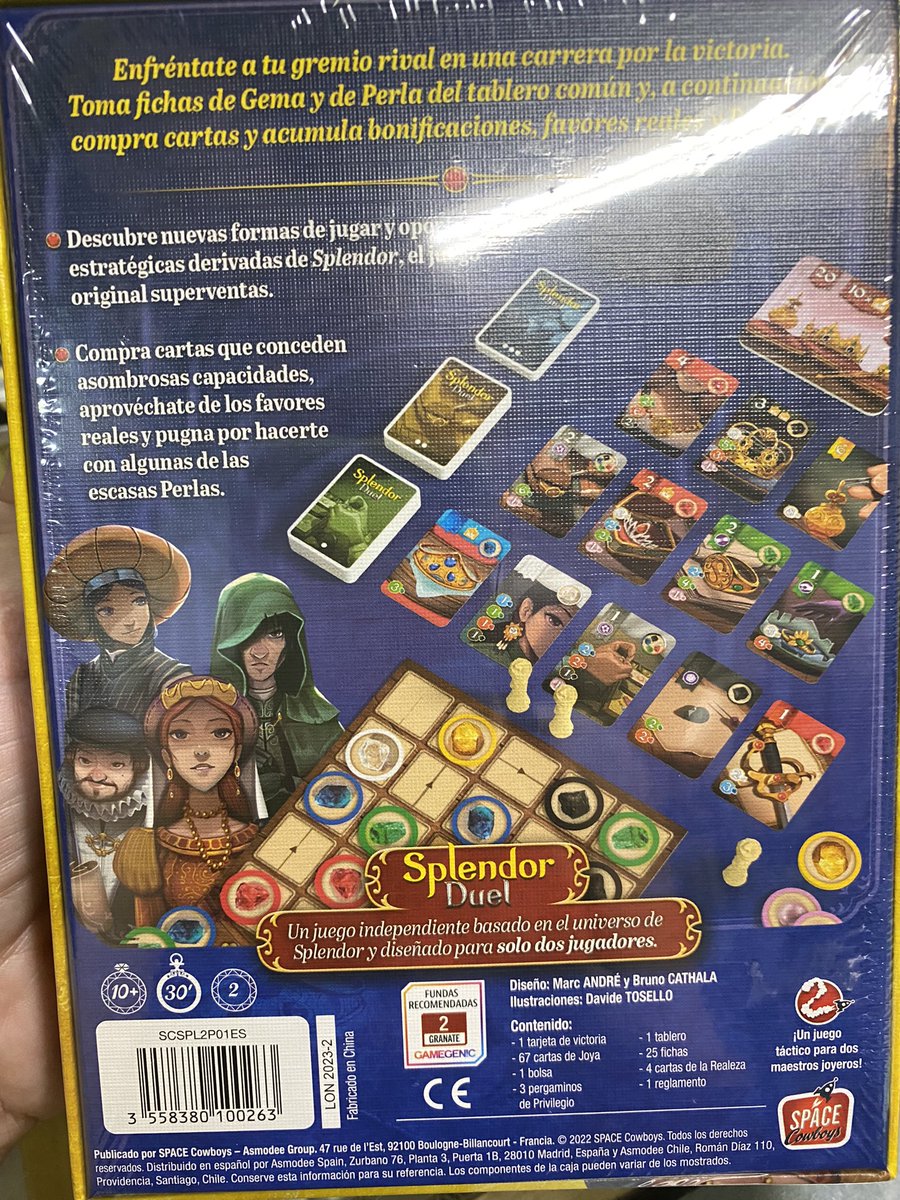 kaburigames's tweet photo. De nuevo en tienda #splendorduel ideal para este verano !!!! @Asmodee_es Consíguelo en nuestra web o en tienda física!!!! https://t.co/yJAEt1TGdW