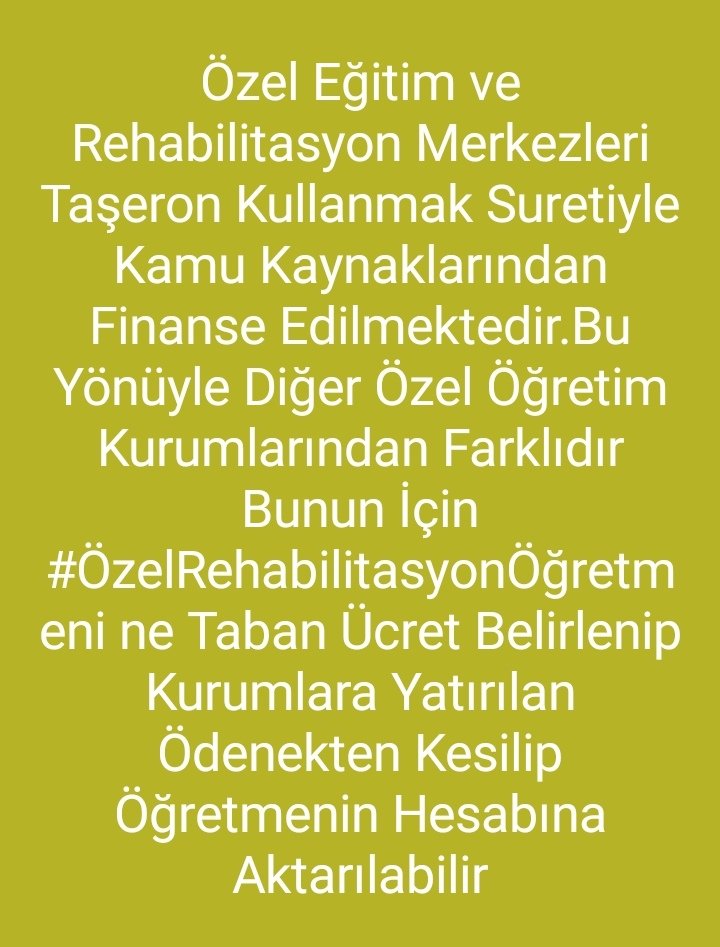 ozro_der's tweet photo. Destek eğitimin tamamı devlet tarafından karşılandığı Özel Eğitim ve Rehabilitasyon Merkezlerinde çalışan 
#RehabilitasyonÖğretmeni ne meslek onuruna yakışan #TabanÜcret belirlenmeli
@tcbestepe
@RTErdogan
@HMBakanligi
@memetsimsek
@tcmeb
@Yusuf__Tekin
@csgbakanligi
@isikhanvedat https://t.co/6lLORdFtpW