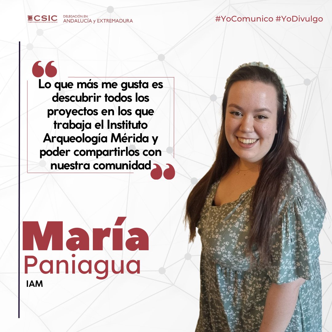 CSICAndalExtrem's tweet photo. #YoComunico #YoDivulgo

Conoce al personal comunicador y divulgador de #CSICAndalucíayExtremadura

➡️María Paniagua trabaja en el @IAM_CSIC https://t.co/mKTYw7rTFM